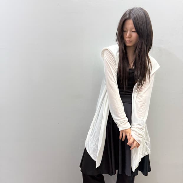 헬무트랭 오픈 후디 가디건