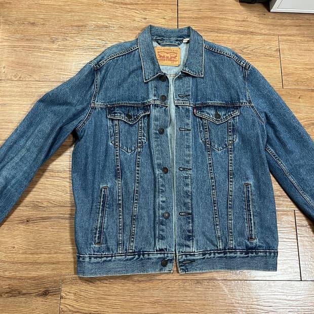 리바이스 데님 트러커 자켓 청자켓