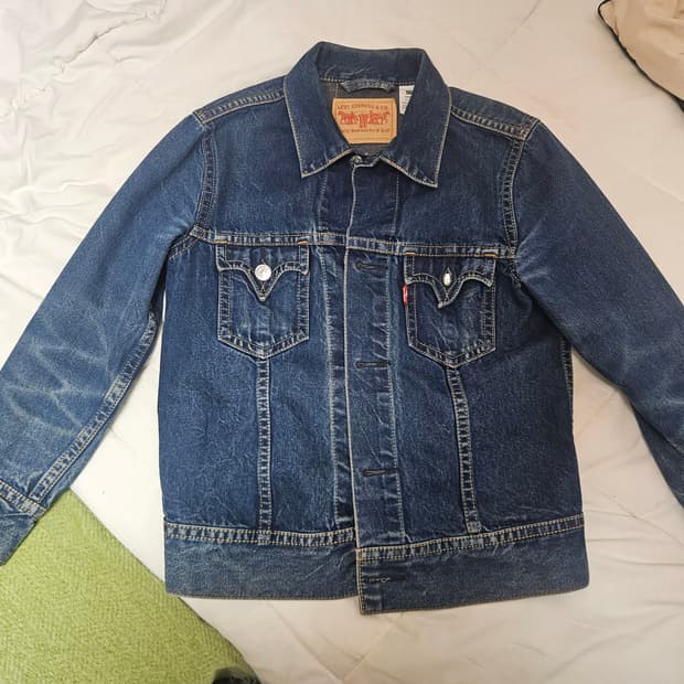 리바이스 타입1 청자켓 L