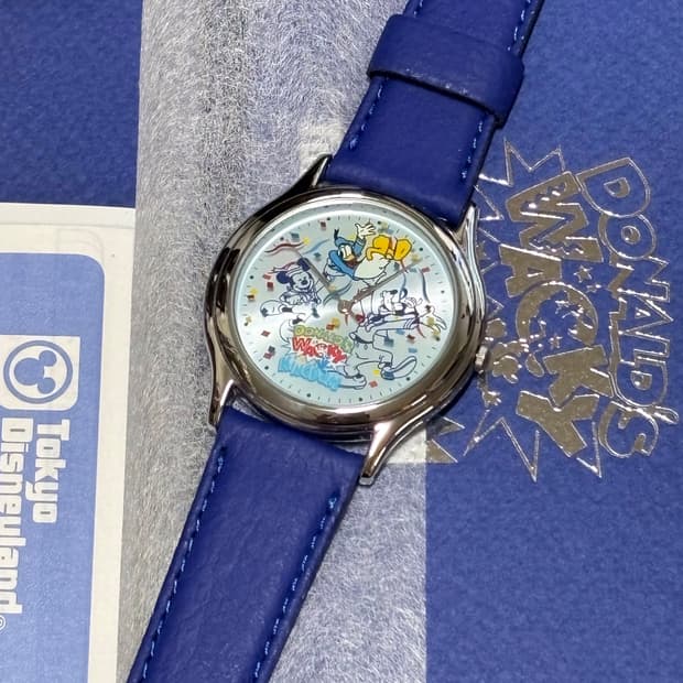 도쿄 디즈니랜드 99년 도널드 와키 킹덤 한정손목시계