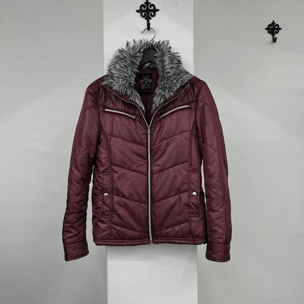 Spanish Y2K fur down jacket