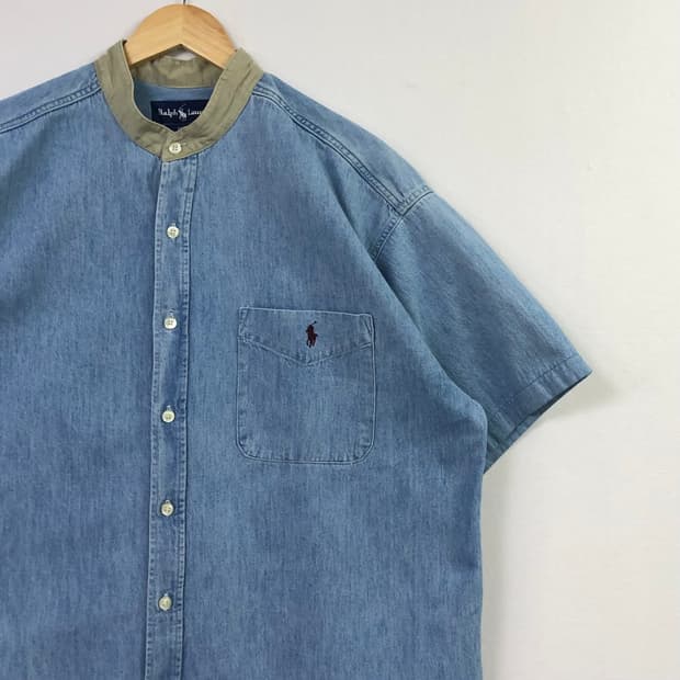 Xxl 폴로 데님 셔츠