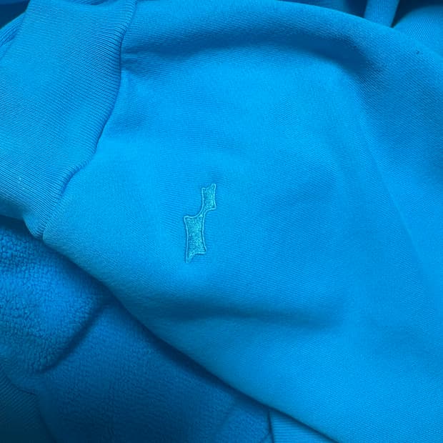 Skylrk 블루 후드집업