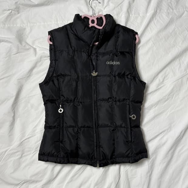 아디다스 y2k 조끼패딩