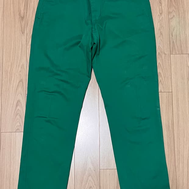 폴로 랄프로렌 면바지 33/32 그린