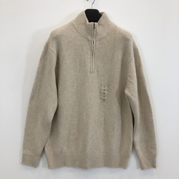 유니클로 (새상품) 울 하프집업니트 XL