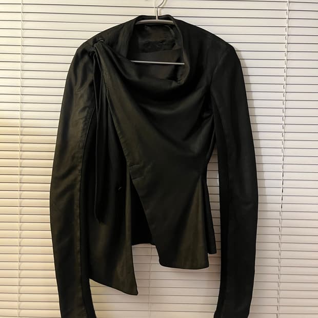 Rick Owen’s Wrap Leather Jacket