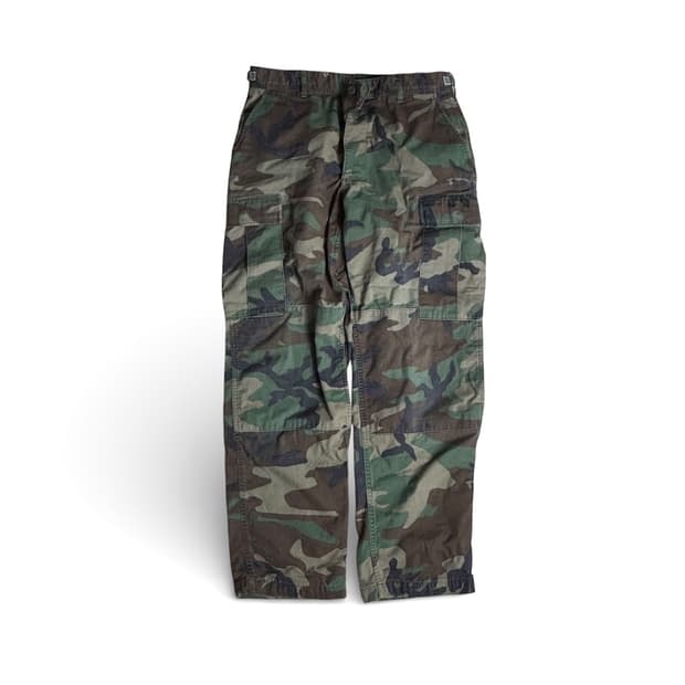 vintage woodland 카모팬츠