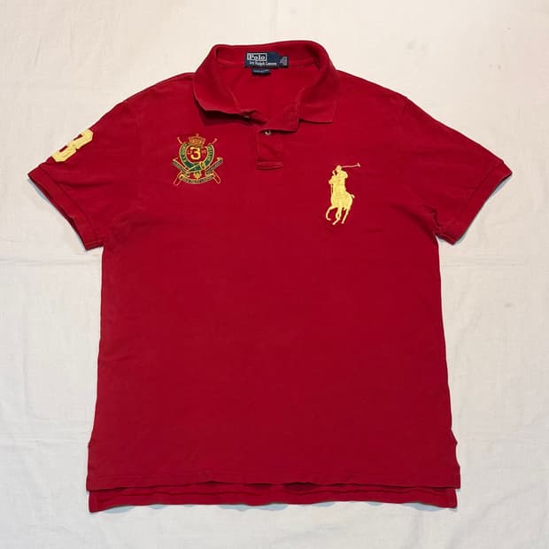폴로 랄프로렌 빅포니 치프키프 카라티 레드