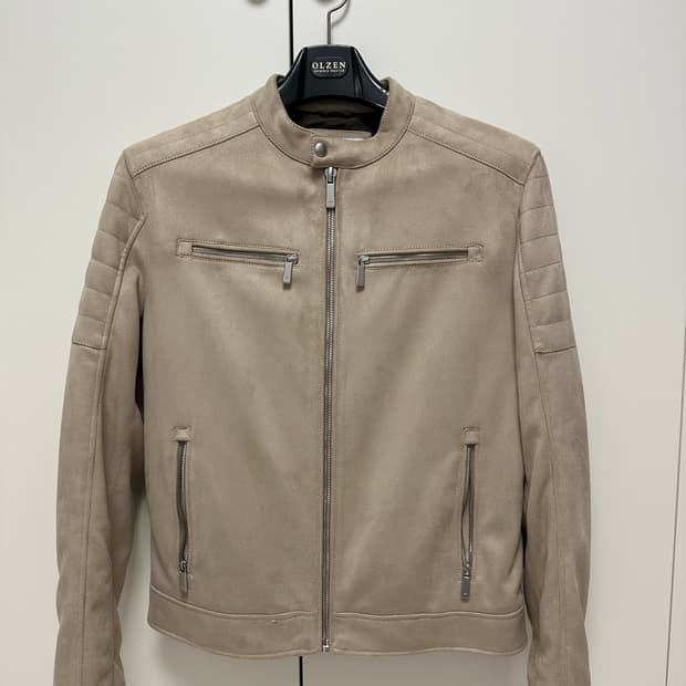 자라 스웨이드 바이커 자켓 생ㄱ