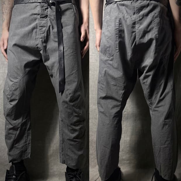 Masnada Anatomical Drop Crotch Pants