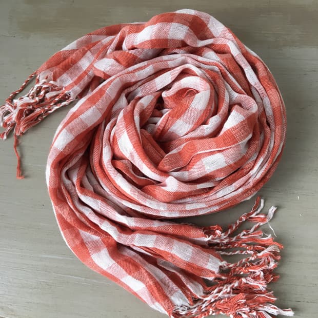  check pattern scarf