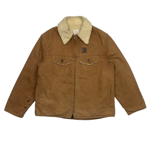 칼하트 마일스 쉐르파 된장 워크 자켓 M