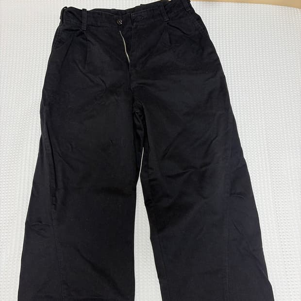 ZARA 자라 블랙 코튼 팬츠 (사이즈 36 / 175/72A)