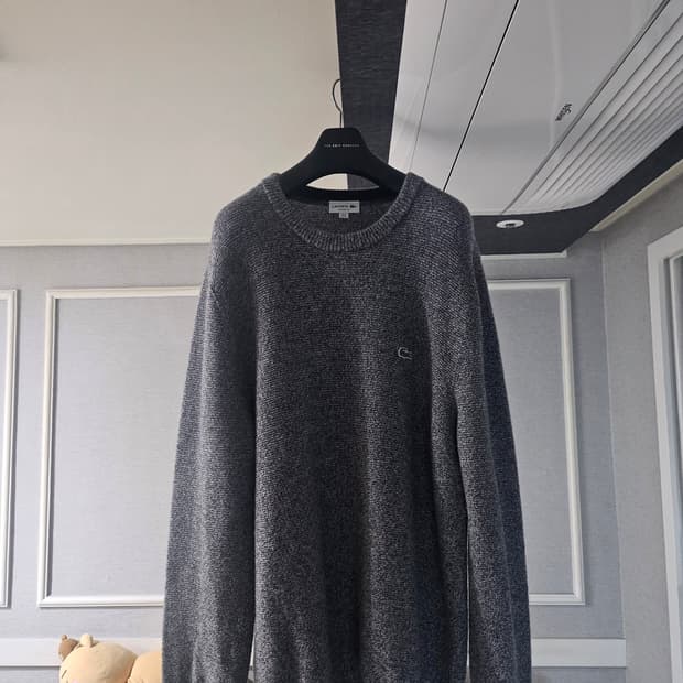 [거의 새것] 라코스테 울 스웨터 니트 티셔츠 xl