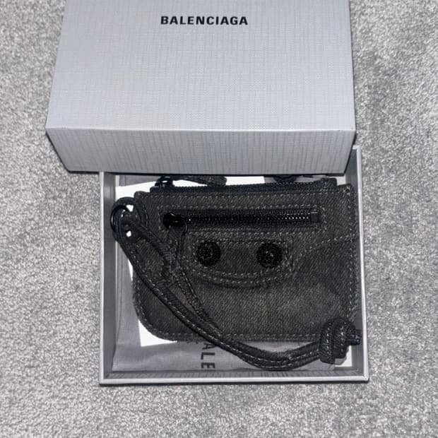 [찐막 할인] 발렌시아가 르카골 데님 지갑 풀박