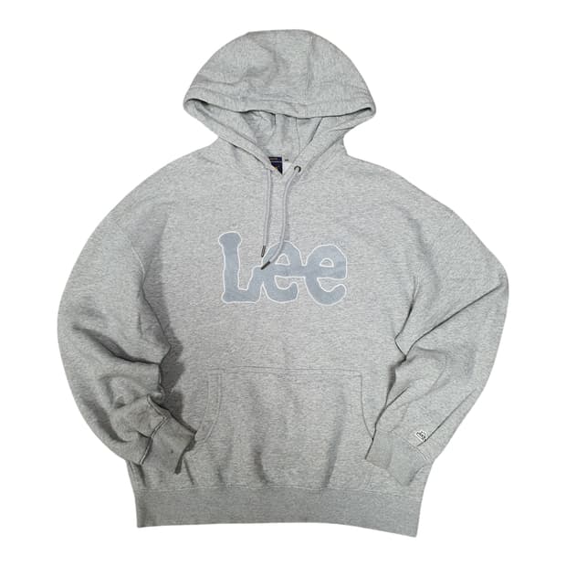 ✨ (바배) Lee 리 뽀글이 로고 후드티 