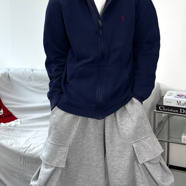 폴로 랄프로렌 레드포니 후드집업 XL