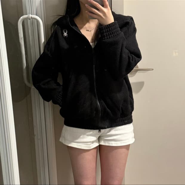 스파이더 후드집업