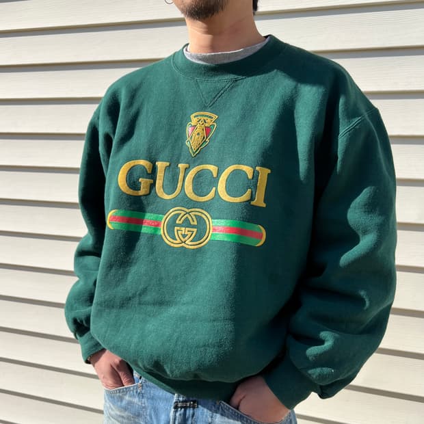 80‘s 구찌 부틀렉 스웻셔츠