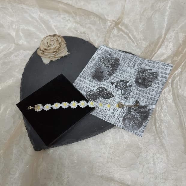 빈티지 데이지 레이스 팔찌1-3