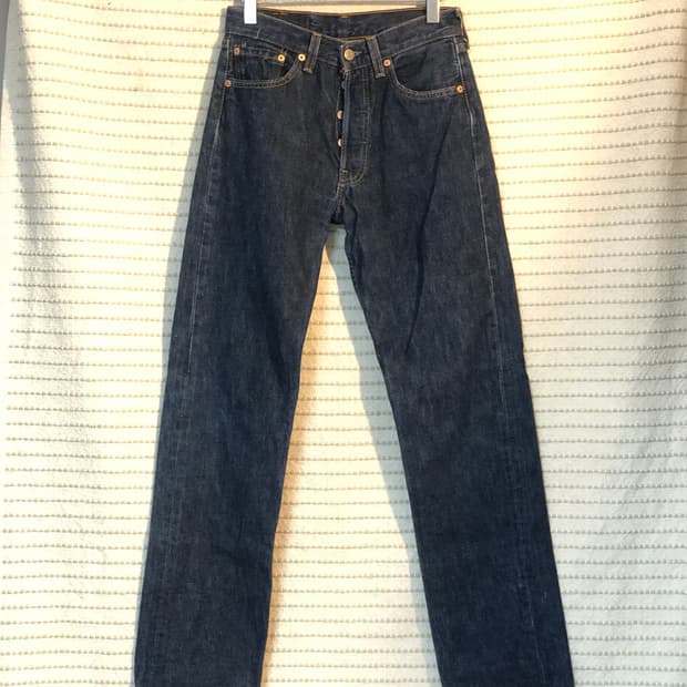 빈티지 리바이스 501 중청 데님 28x32