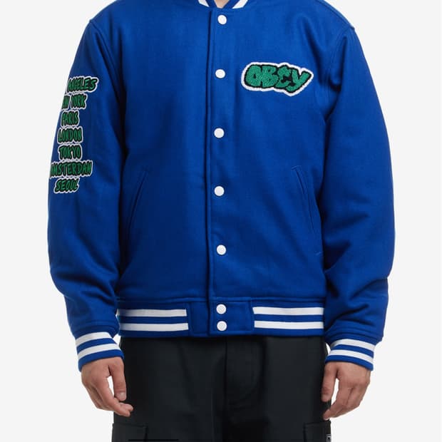 오베이 바시티 자켓 XL