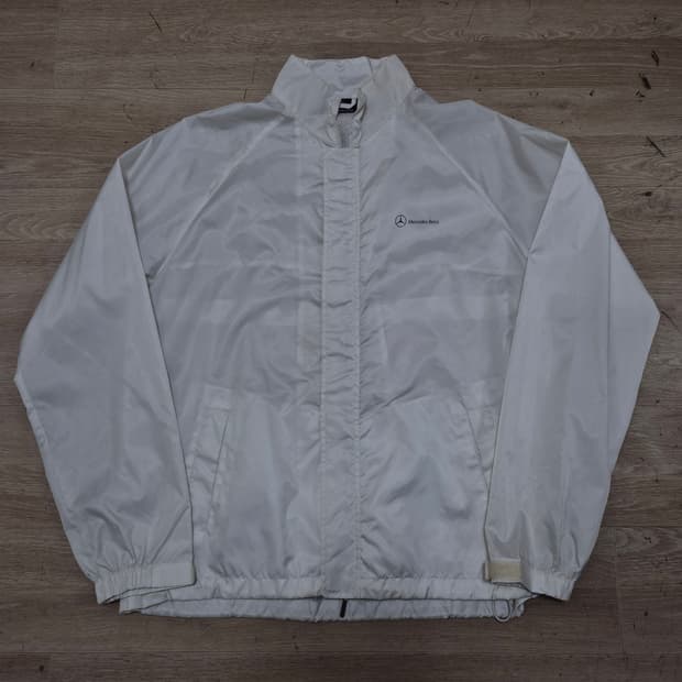 메르세데스 벤츠 화이트 바람막이 자켓 L(100)