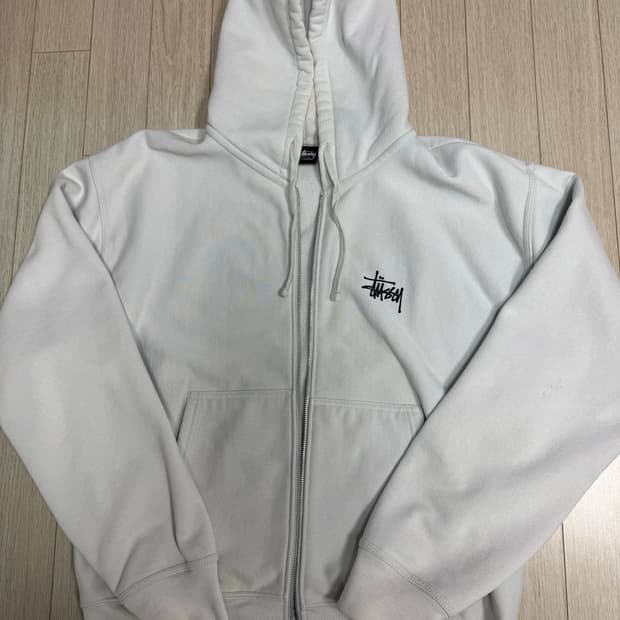 [L] 스투시 후드집업 포그 2024