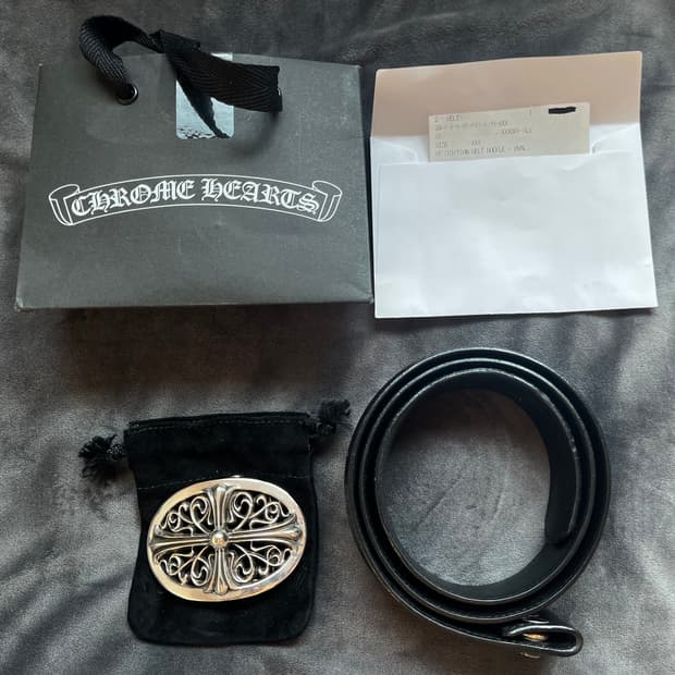 크롬하츠 1.5인치 오발 벨트 32