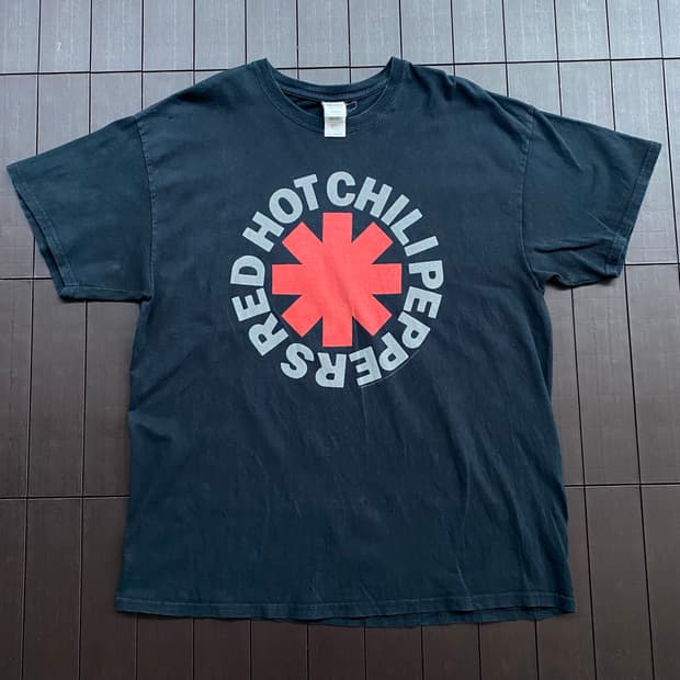 (XL) 00s 레드핫칠리페퍼스 RHCP 밴드티 티셔츠