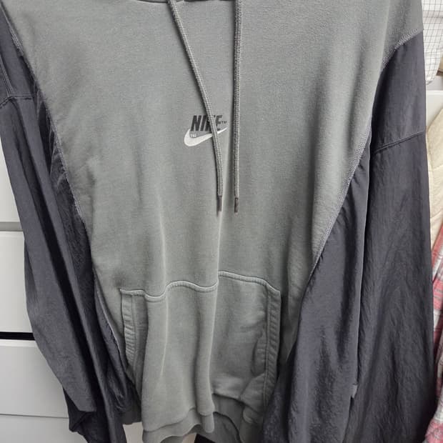 나이키 NSW 후드 BRS 아이언 그레이