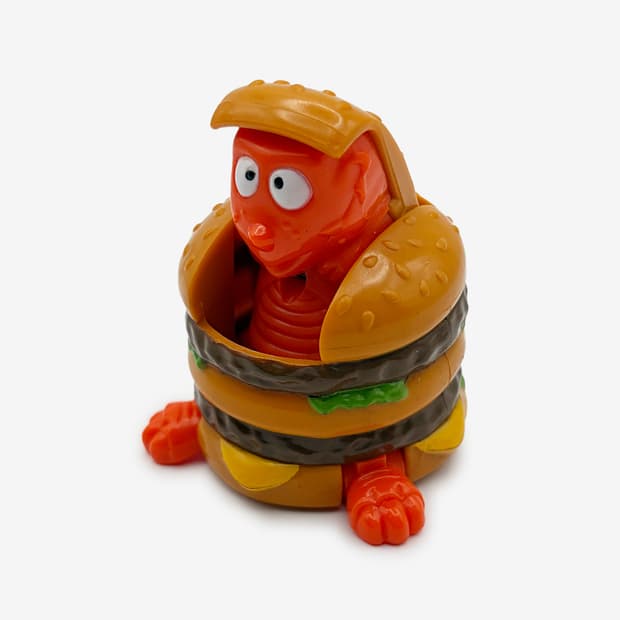 90년 빈티지 맥도날드 해피밀 - 다이노 빅맥 변신 맥토이