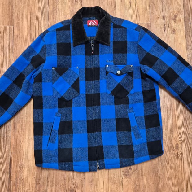 마자플라바 플란넬 울자켓 
