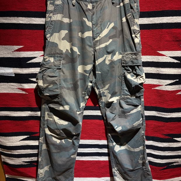 Avirex woodland camo pants / 아비렉스 카모 카고