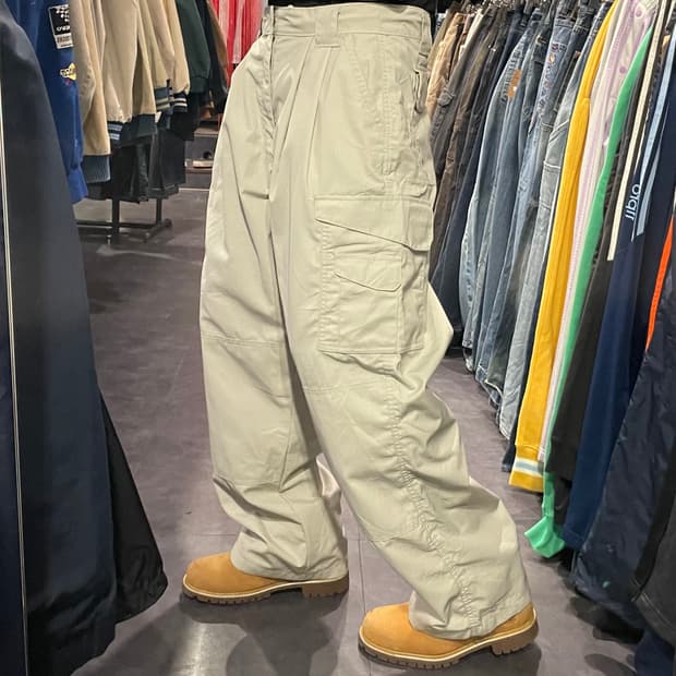 [IM] TRU-SPEC 힙합 아이보리 카고팬츠