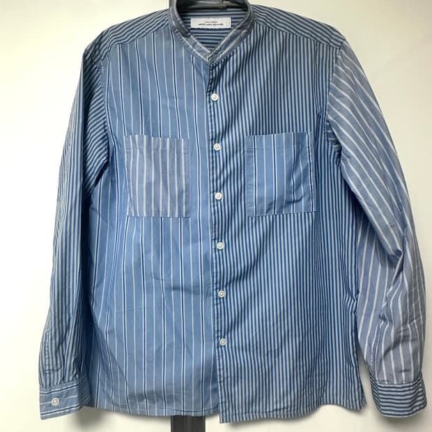 UNITED ARROWS 그린라벨 스트라이프 셔츠_S