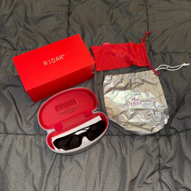 라이다 피버 블랙 러닝 선글라스