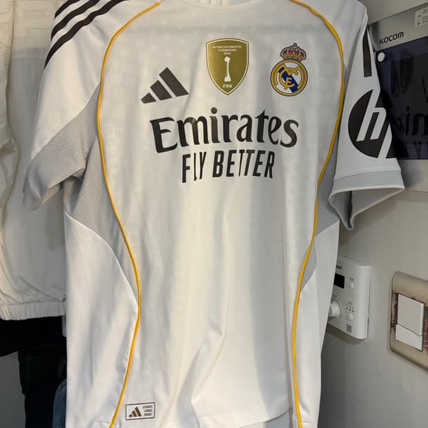 레알마드리드 25/26시즌 벨링엄 유니폼 어센틱