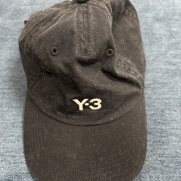 Y-3 블랙 데드캡