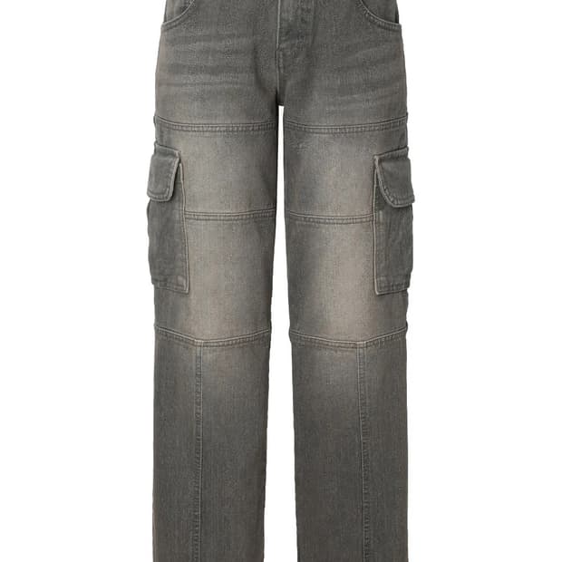 쓰리타임즈 ash pocket cargo denim pants 팬츠