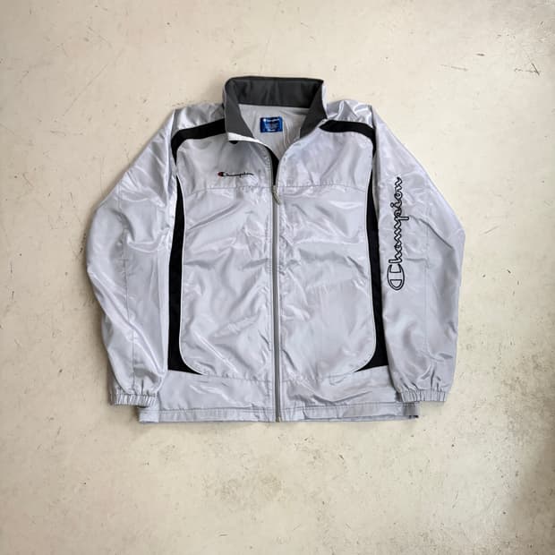 챔피온 빈티지 올드스쿨 나일론 트랙자켓 L