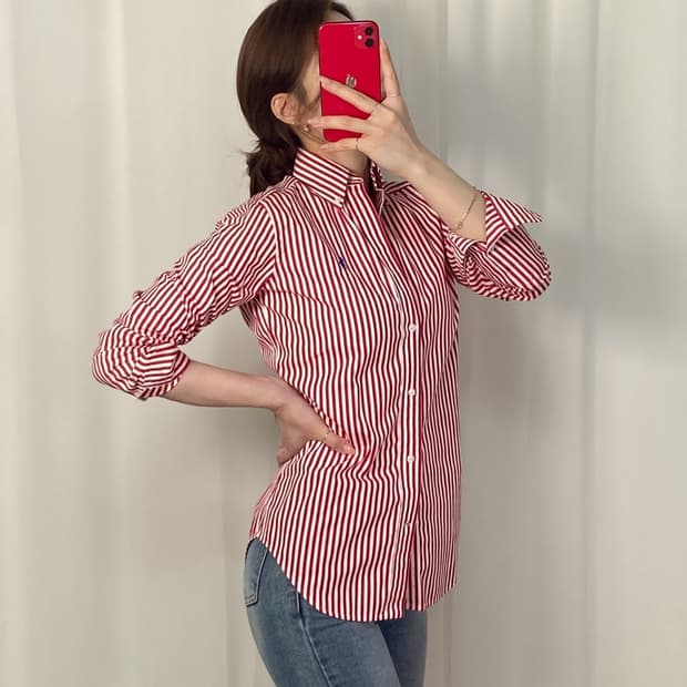 폴로 스트라이프 셔츠