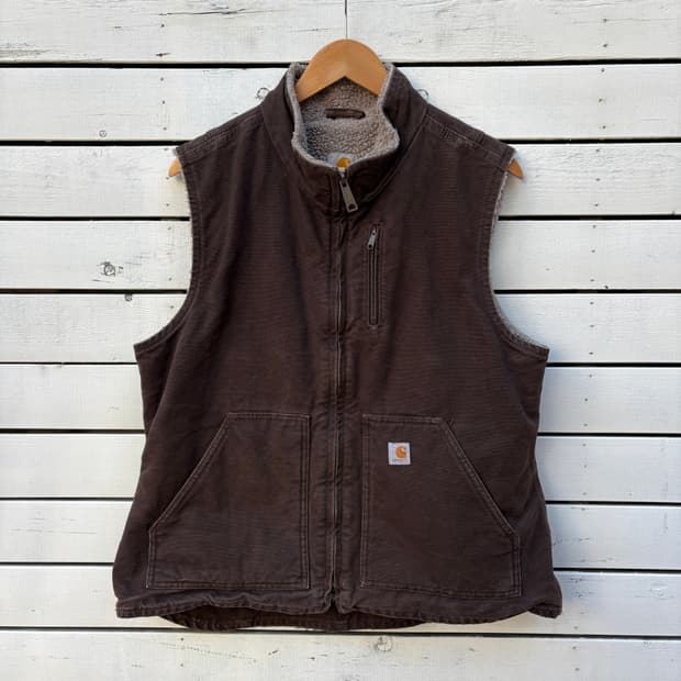 Carhartt 칼하트 쉐르파 베스트 조끼 자켓