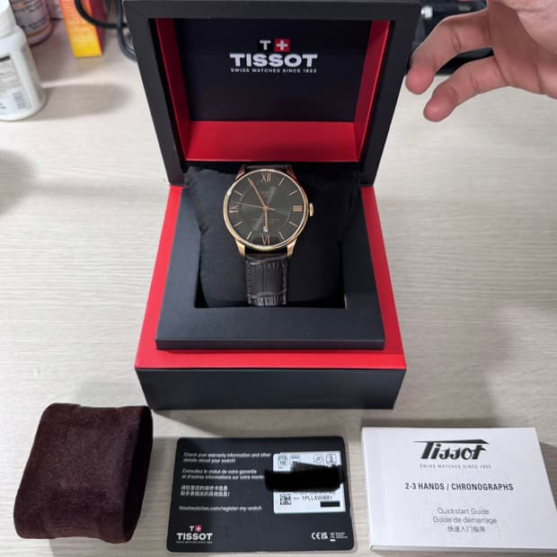 티쏘 슈망데뚜렐 파워매틱80 (상태좋음)