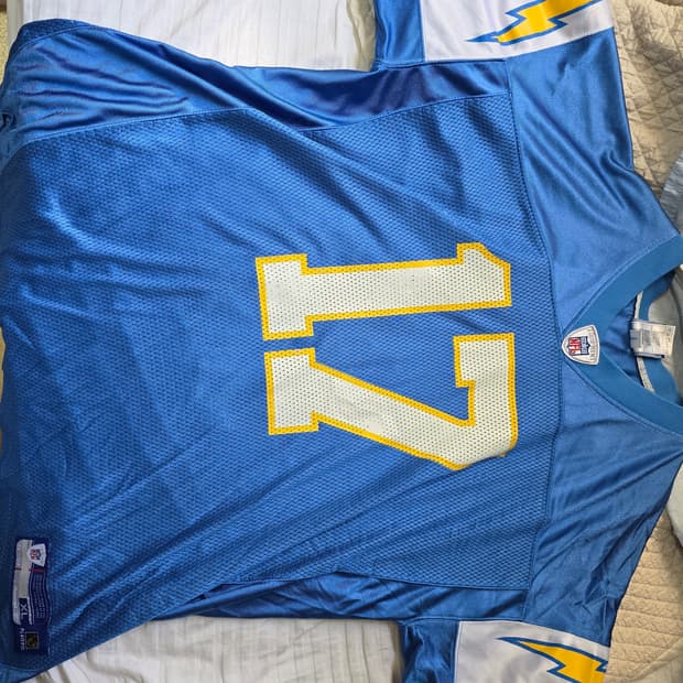 리복 메쉬 풋볼 져지 la chargers football jersey