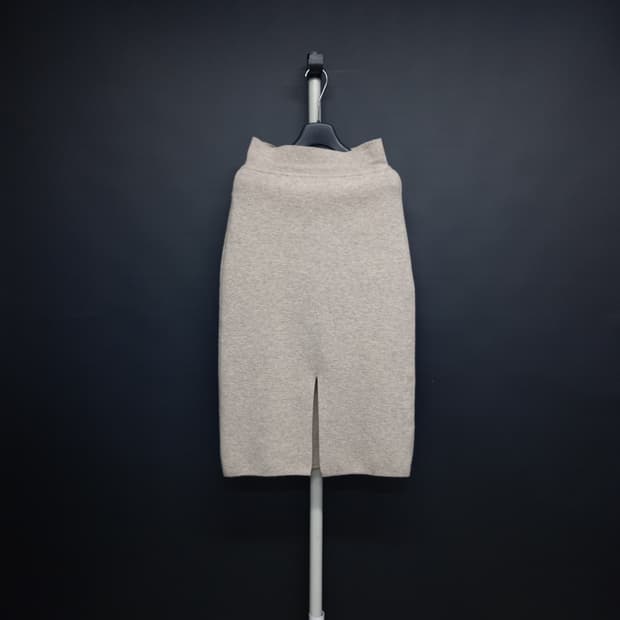 새 우드세이지 춘추동 울 니트 롱 스커트 F 44-66