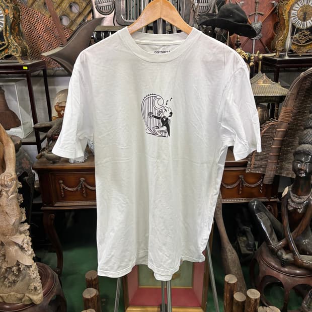 칼하트 WIP(Carhartt WIP)하프 그래픽 반팔 티셔츠