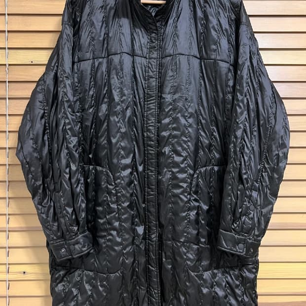 코오롱스포츠 남성 카키 경량롱패딩
