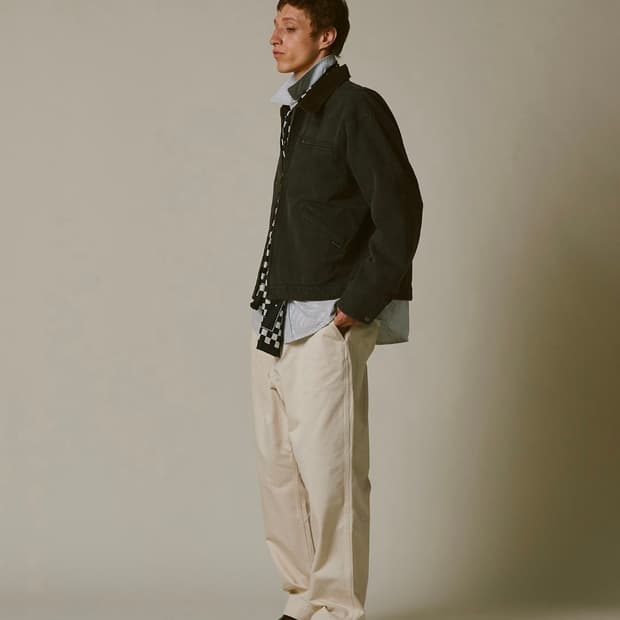 네이머클로딩 HARD FADED WORK JACKET CHARCOAL